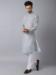 Picture of Delightful Cotton Ghost White Kurtas