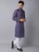 Picture of Amazing Cotton Steel Blue Kurtas