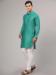 Picture of Delightful Cotton Cadet Blue Kurtas