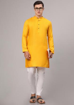 Picture of Admirable Cotton Golden Kurtas