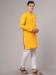 Picture of Admirable Cotton Golden Kurtas