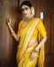 Picture of Excellent Silk Golden Rod Saree