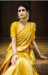 Picture of Excellent Silk Golden Rod Saree