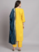 Picture of Taking Cotton Yellow Readymade Salwar Kameez