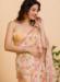 Picture of Appealing Chiffon Pale Golden Rod Saree