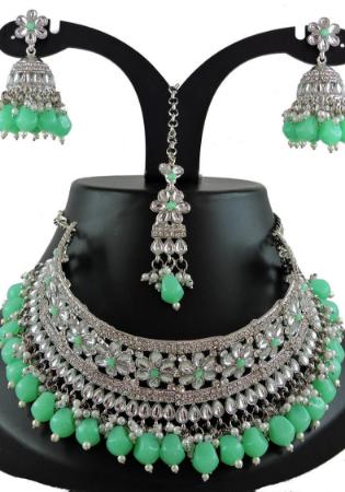 Picture of Classy Medium Sea Green Necklace Set