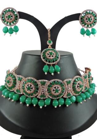 Picture of Appealing Forest Green Necklace Set