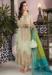 Picture of Georgette Dark Sea Green Straight Cut Salwar Kameez