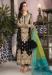 Picture of Comely Georgette Black Straight Cut Salwar Kameez