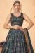 Picture of Chiffon Dark Slate Grey Readymade Lehenga Choli