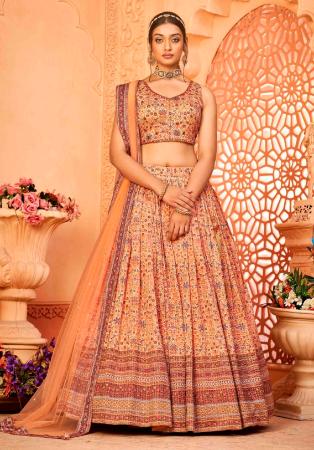 Picture of Lovely Chiffon Sienna Readymade Lehenga Choli