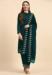 Picture of Georgette Sea Green Straight Cut Salwar Kameez