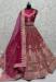 Picture of Statuesque Georgette Deep Pink Lehenga Choli