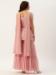 Picture of Georgette & Net Pink Readymade Salwar Kameez