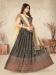 Picture of Taking Silk Dark Olive Green Lehenga Choli