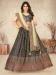 Picture of Taking Silk Dark Olive Green Lehenga Choli