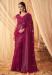 Picture of Ideal Georgette & Silk Deep Pink Saree