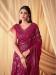 Picture of Ideal Georgette & Silk Deep Pink Saree