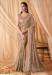 Picture of Exquisite Georgette & Silk Rosy Brown Saree