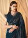 Picture of Lovely Georgette & Silk Dark Slate Grey Saree