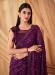 Picture of Classy Georgette & Silk Purple Saree