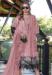 Picture of Georgette Rosy Brown Straight Cut Salwar Kameez