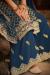 Picture of Chiffon Midnight Blue Straight Cut Salwar Kameez