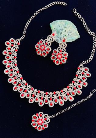 Picture of Bewitching Red Necklace Set