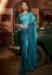 Picture of Fascinating Georgette & Satin Light Sea Green Saree