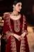 Picture of Radiant Satin Maroon Straight Cut Salwar Kameez