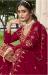 Picture of Georgette Deep Pink Straight Cut Salwar Kameez