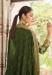 Picture of Linen Dark Olive Green Straight Cut Salwar Kameez