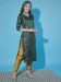 Picture of Cotton & Silk Dark Sea Green Readymade Salwar Kameez