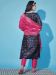 Picture of Cotton & Silk Midnight Blue Readymade Salwar Kameez