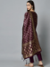 Picture of Cotton & Silk Dark Olive Green Readymade Salwar Kameez