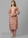 Picture of Charming Cotton Rosy Brown Kurtis & Tunic