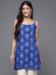 Picture of Cotton & Crepe Dark Slate Blue Kurtis And Tunic