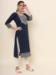 Picture of Excellent Cotton Navy Blue Kurtis & Tunic