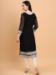 Picture of Wonderful Georgette Black Kurtis & Tunic