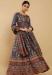 Picture of Elegant Silk Dark Slate Grey Readymade Salwar Kameez