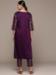 Picture of Appealing Chiffon Purple Kurtis & Tunic