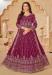 Picture of Pleasing Georgette Maroon Straight Cut Salwar Kameez