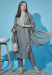 Picture of Nice Cotton & Silk Grey Readymade Salwar Kameez