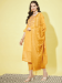 Picture of Cotton & Silk Dark Golden Rod Readymade Salwar Kameez