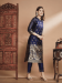 Picture of Cotton & Silk Navy Blue Readymade Salwar Kameez