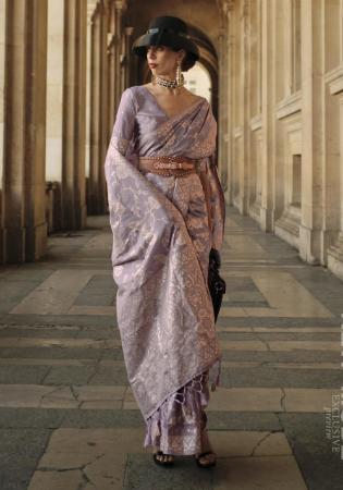 Picture of Splendid Silk Dark Grey Saree