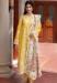 Picture of Rayon & Cotton Golden Rod Straight Cut Salwar Kameez