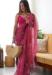 Picture of Superb Organza Pink Saree