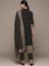 Picture of Delightful Chiffon Black Readymade Salwar Kameez