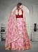 Picture of Wonderful Organza Pale Violet Red Lehenga Choli